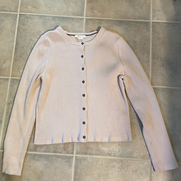 Boden Ribbed Detail Cardigan, Rope XL - Picture 6 of 14